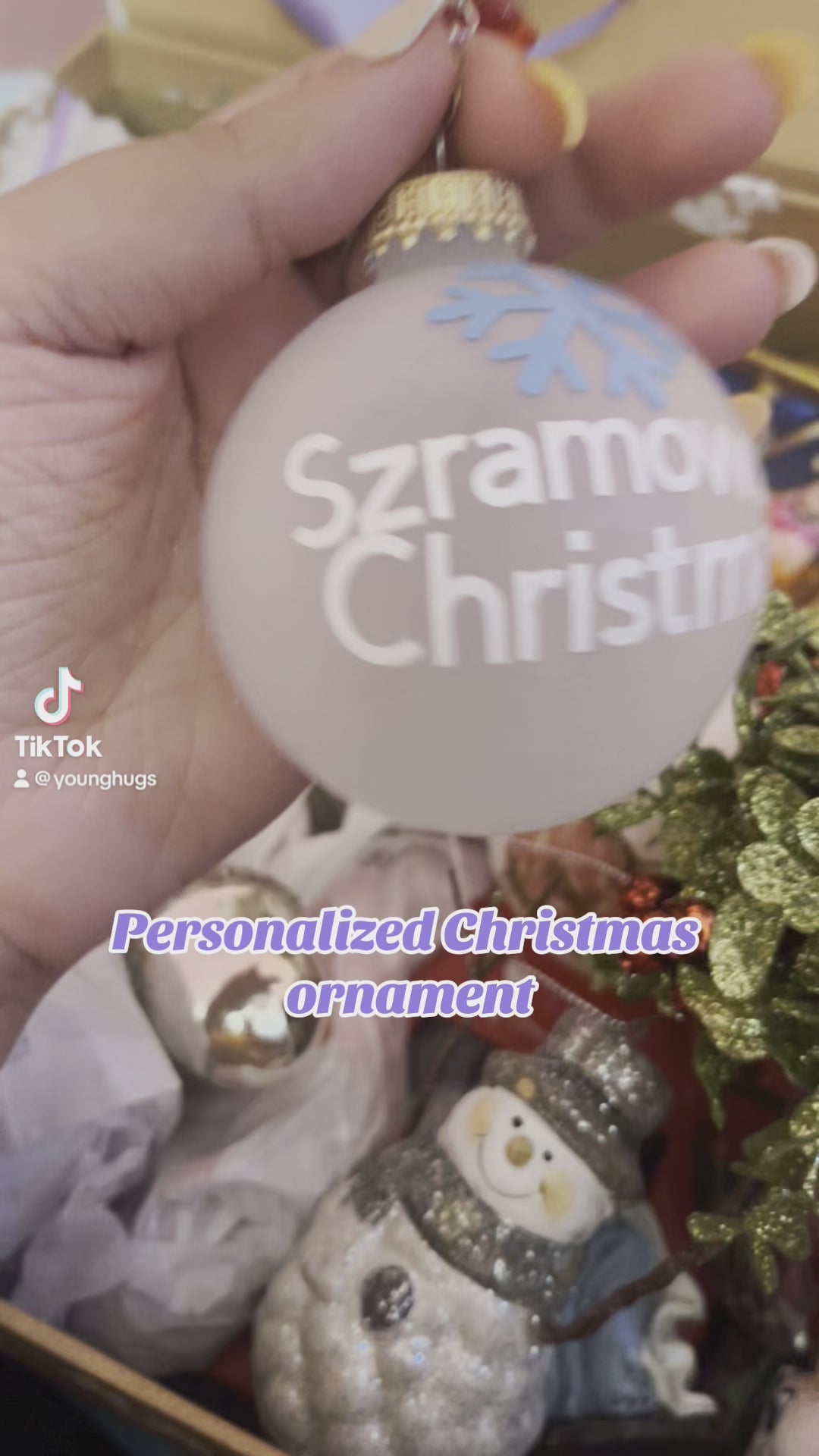 Custom Christmas ornament