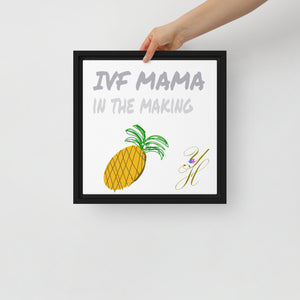 Open image in slideshow, IVF Mama in the making Framed canvas - Young Hugs

