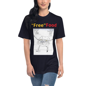 Open image in slideshow, women&#39;s &quot;Free&quot; Food Crew Neck Tee - Young Hugs

